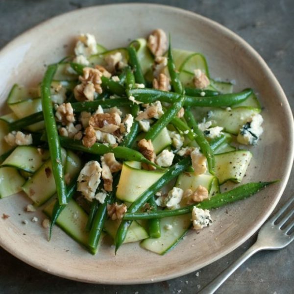 Zucchini, Green Bean & Blue Cheese Salad The Leaf Store